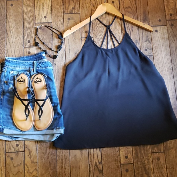 Forever 21 Tops - F21 Dressy Black Tank